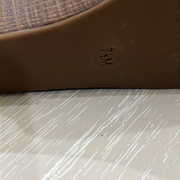 G By Guess Womens Blue Suede Adjustable Strap Buckle Wedge Strappy Heel Size 7.5 - Picture 10 of 10